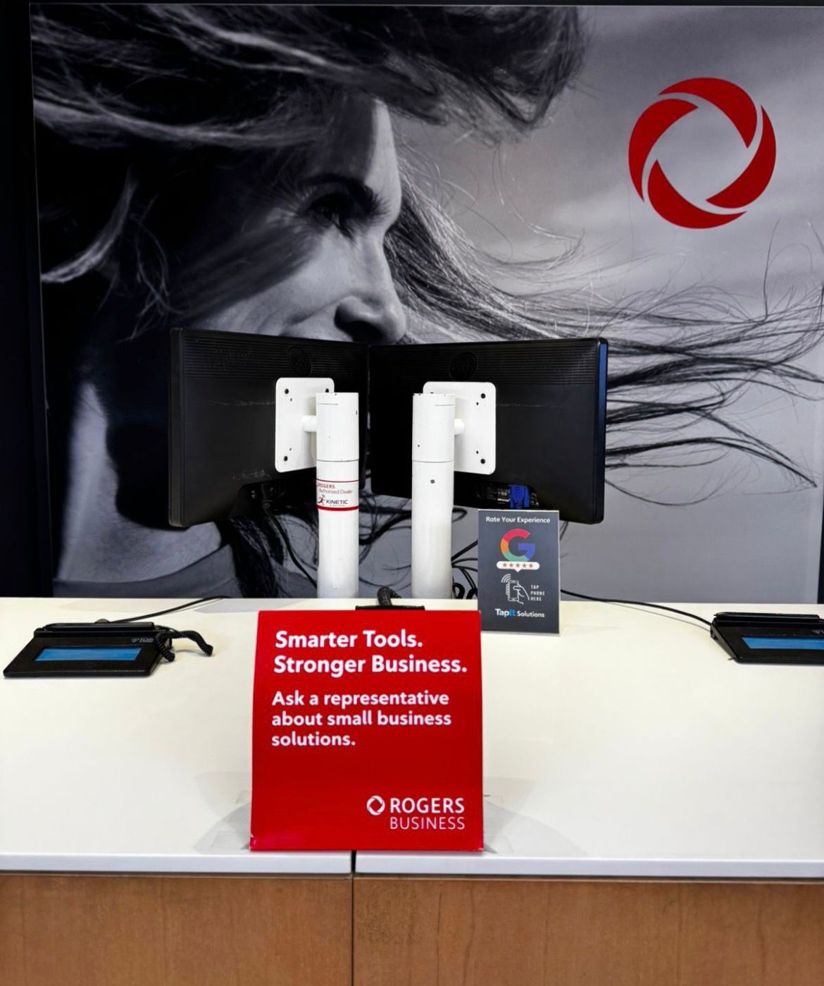 Rogers Store install at Port Place Mall in Nanaimo
